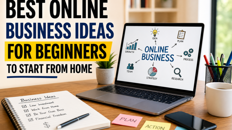 Best Online Business Ideas for Beginners to Start from Home