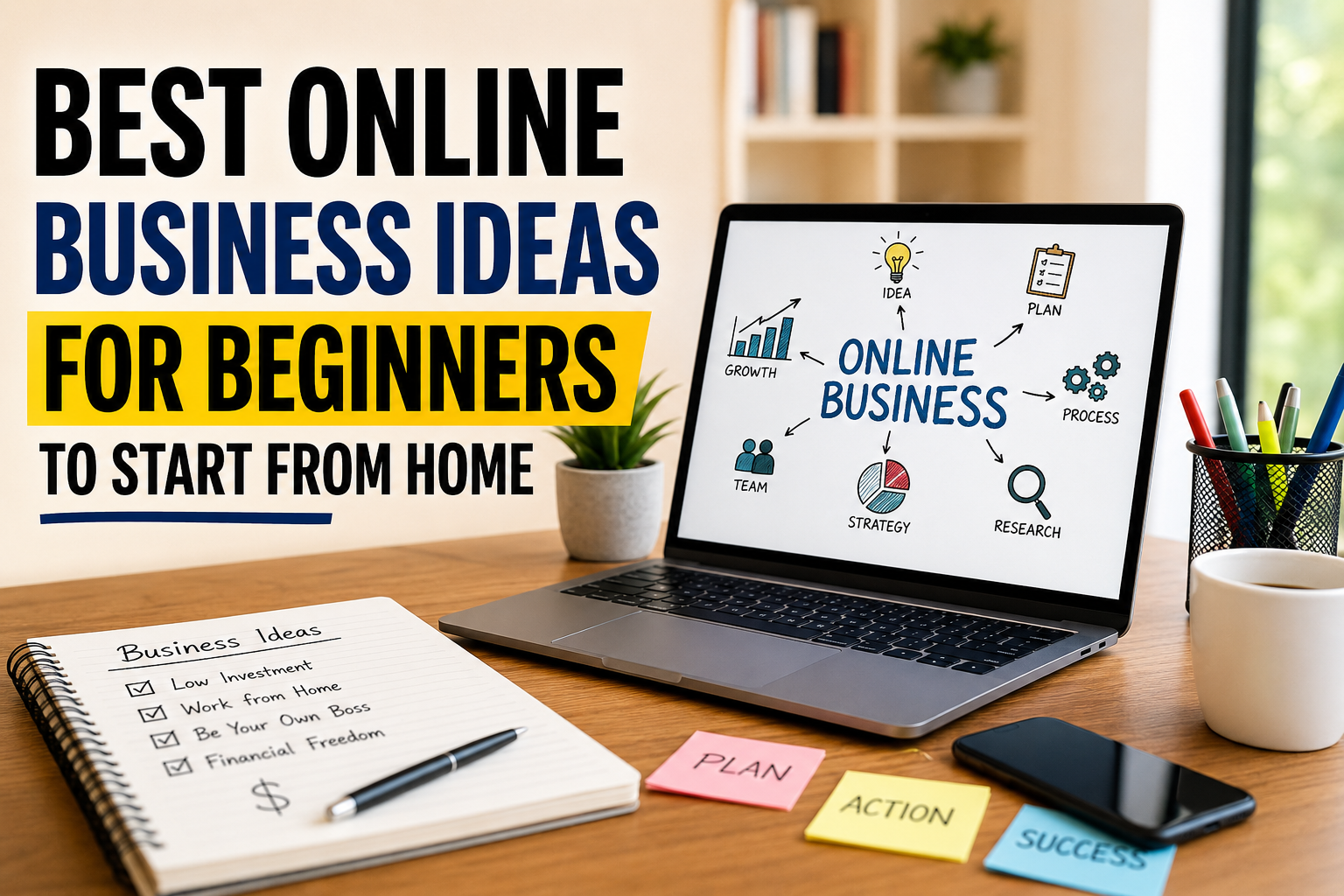 Best Online Business Ideas for Beginners to Start from Home