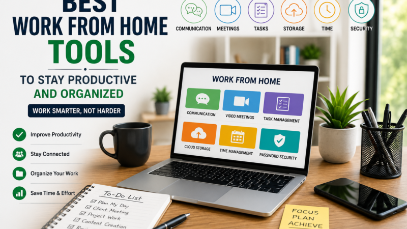 Best Work from Home Tools to Stay Productive and Organized