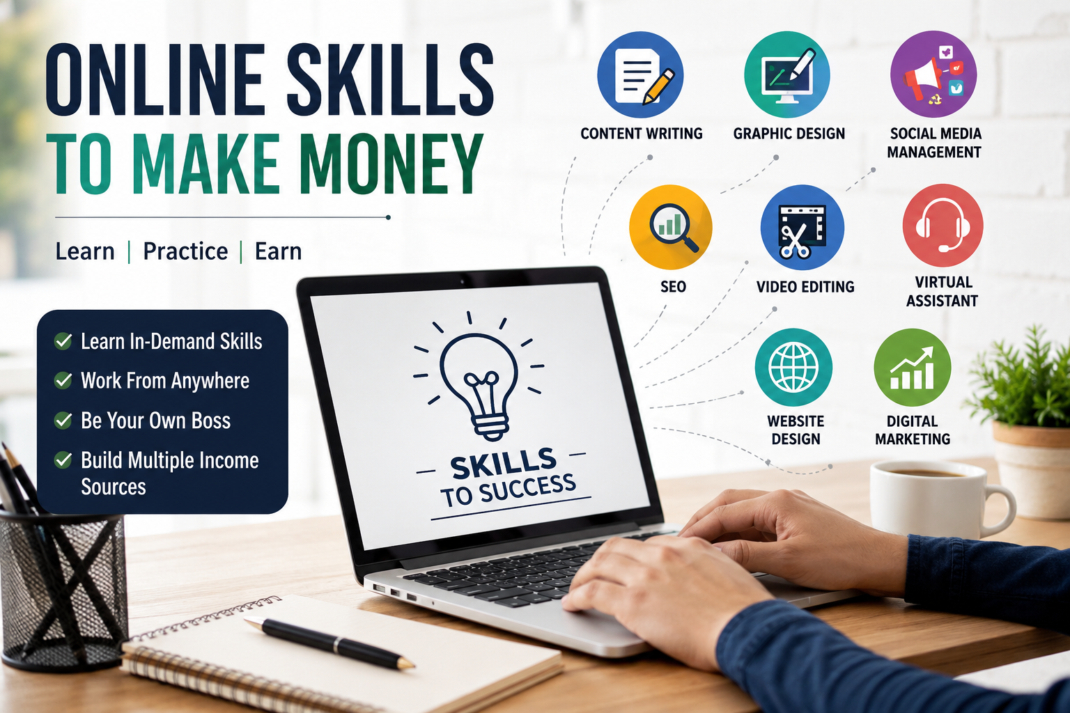 Online Skills to Make Money: Beginner’s Guide