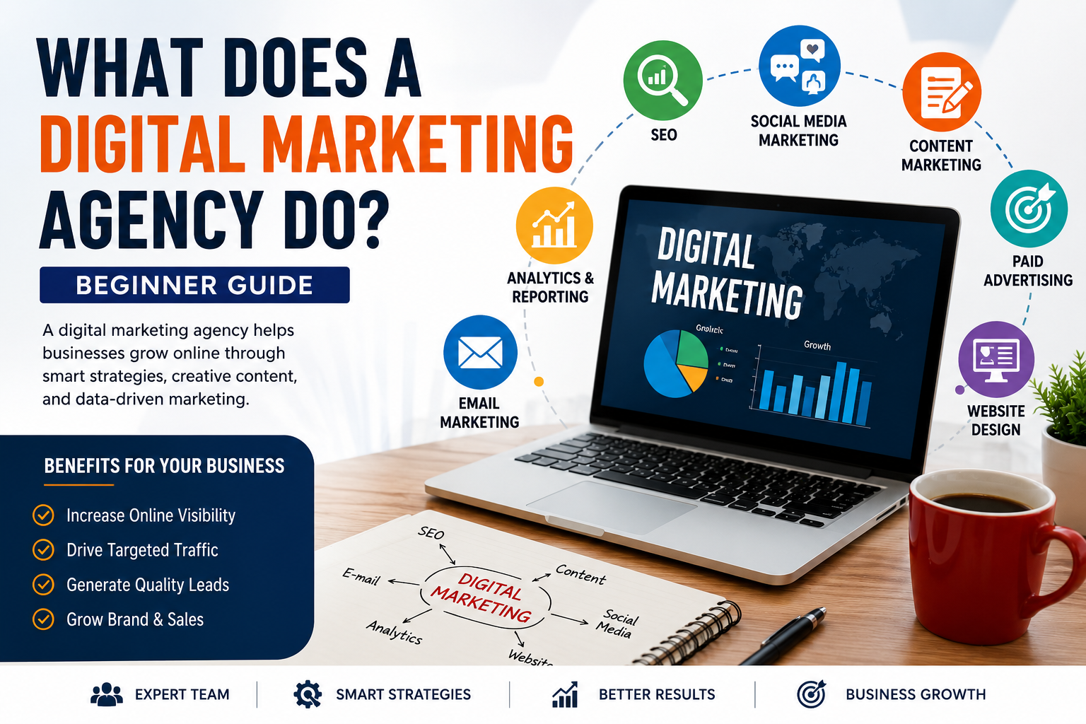 What Does a Digital Marketing Agency Do? Beginner Guide