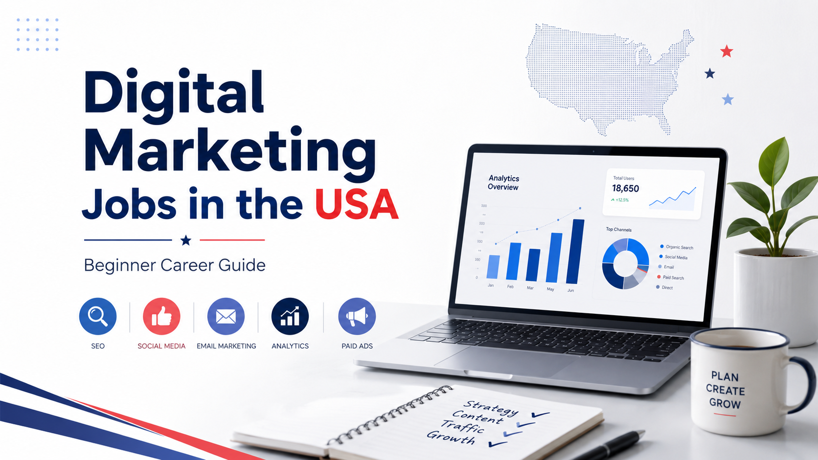 Digital Marketing Jobs in the USA: Beginner Career Guide