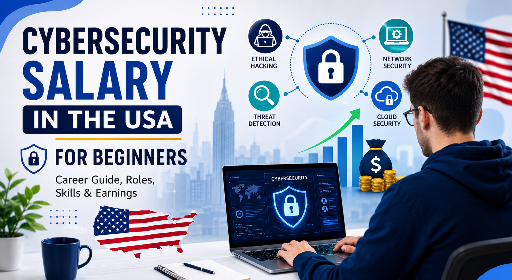 Cybersecurity Salary in the USA for Beginners