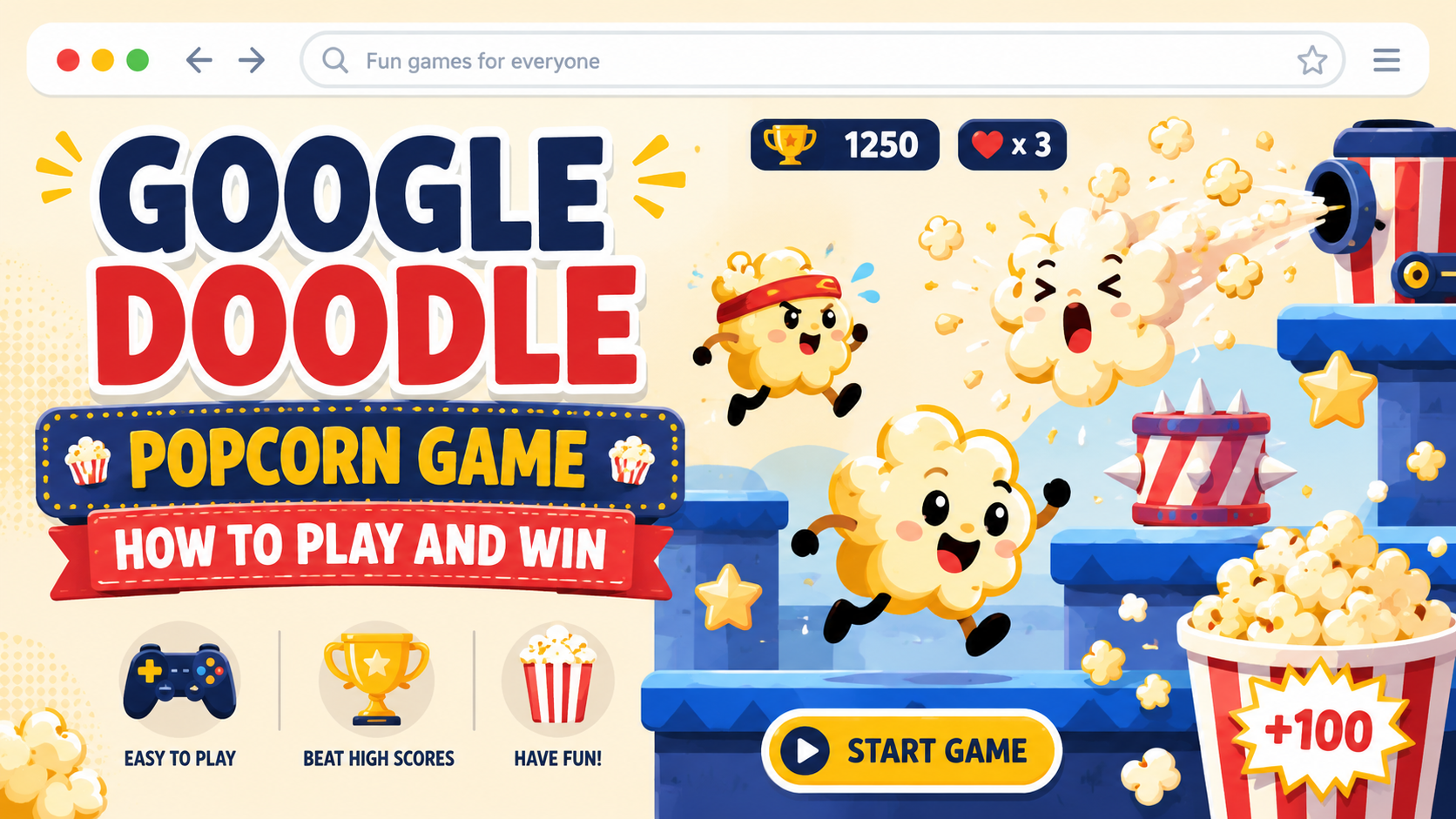 Google Doodle Games Popcorn: Complete Guide