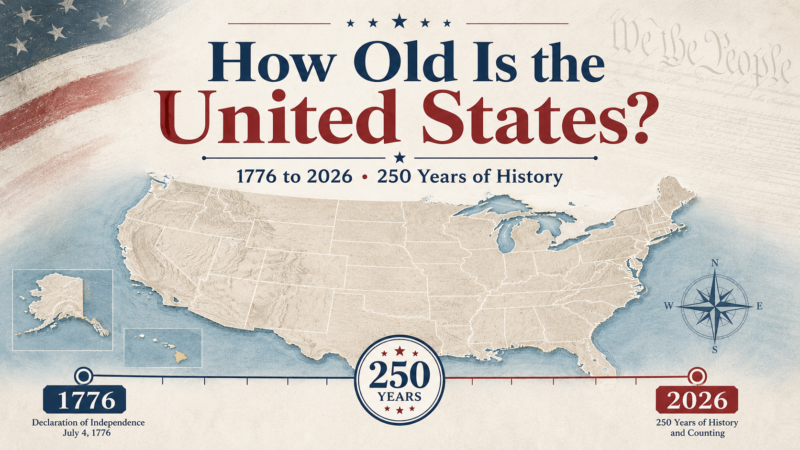 How Old Is the United States? Age and History Explained