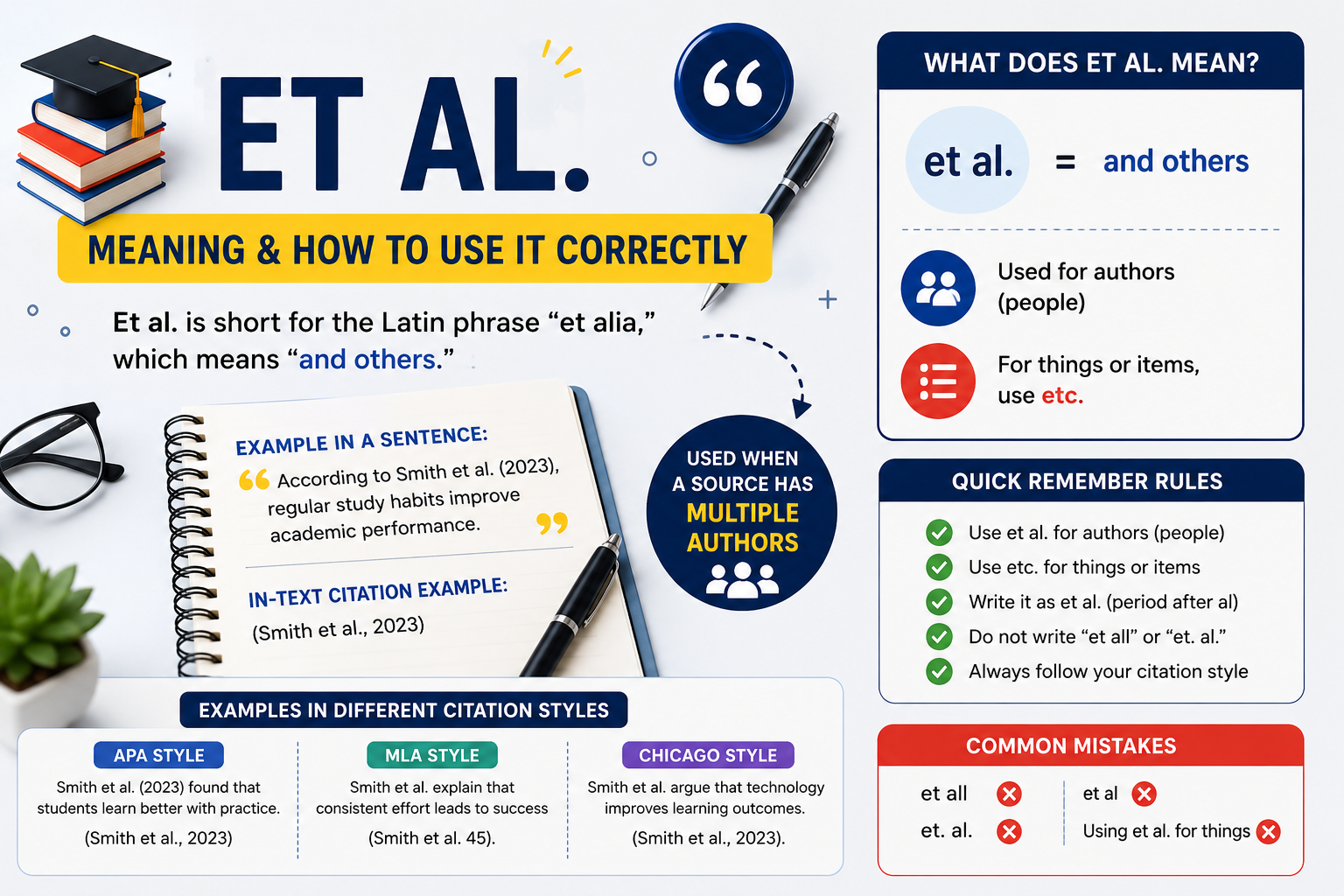 Et Al Meaning: How to Use It Correctly