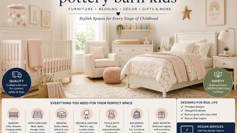 Pottery Barn Kids: Beginner Guide to Furniture, Bedding and Décor