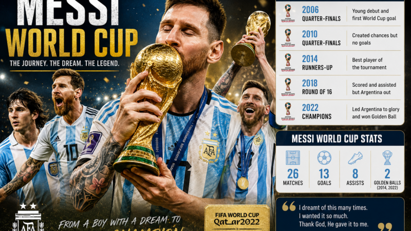 Messi World Cup Journey and Records