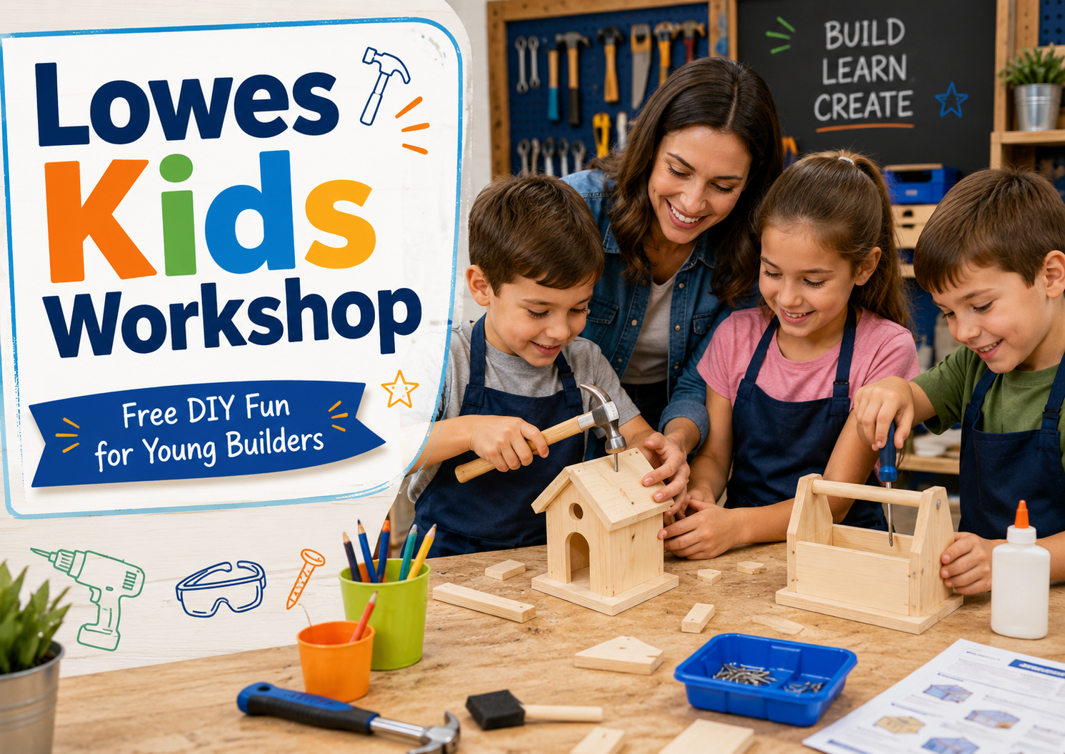 Lowes Kids Workshop: How to Register, Age Limit and Free Projects