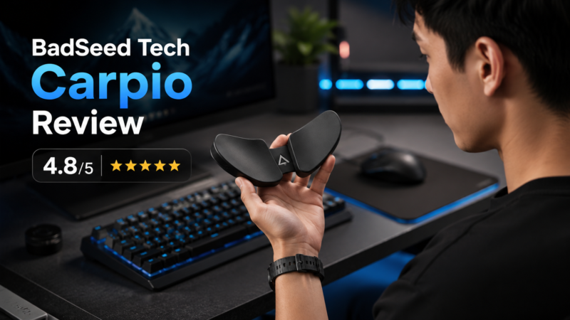 BadSeed Tech Carpio 2.0 Review: Is This Ergonomic Wrist Rest Worth It?